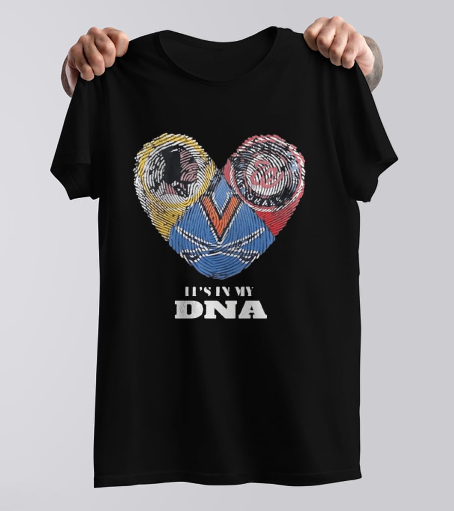 Virginia Cavaliers It's In My DNA Unique Fingerprint T-Shirt