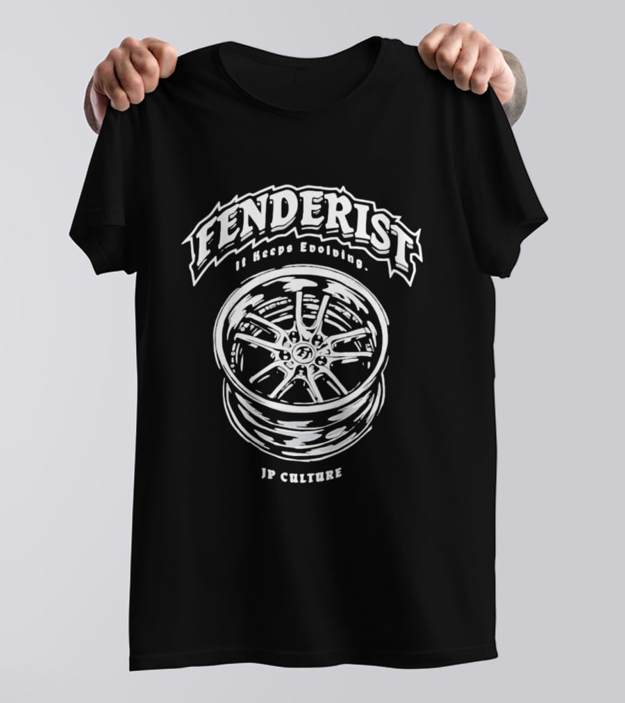 Fenderist Car Rim JP Culture It Keeps Evolving T-Shirt