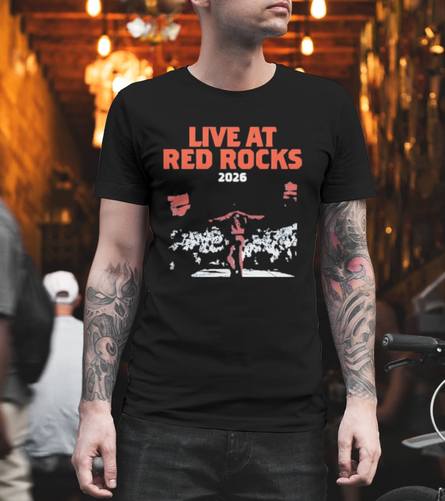 Live At Red Rocks 2026 Concert Performer Music Event T-Shirt