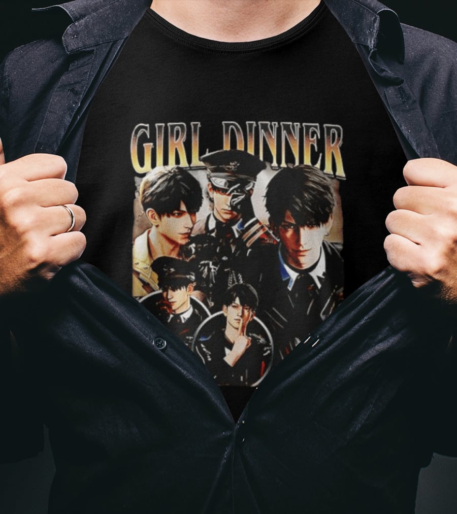 Girl Dinner Love Deepspace Xavier Zayne Rafayel Sylus Qiang T-Shirt