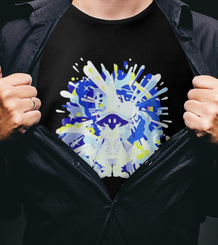 Vivi Ornitier Final Fantasy Black Mage Magic Stars Explosion T-Shirt
