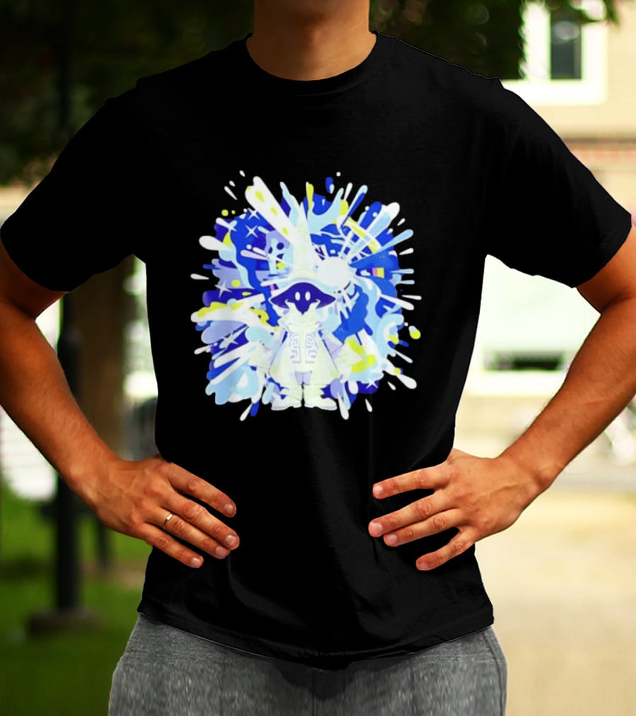 Vivi Ornitier Final Fantasy Black Mage Magic Stars Explosion T-Shirt