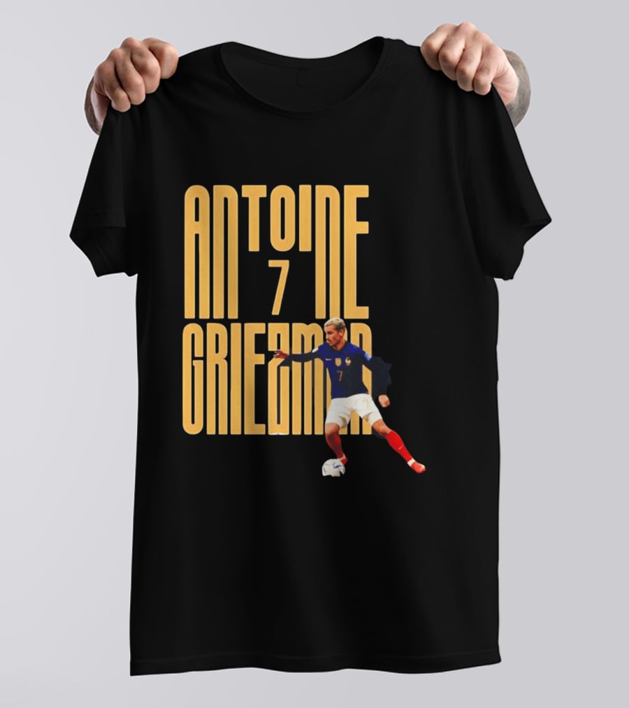 Antoine Griezmann 7 France Football Dribbling T-Shirt