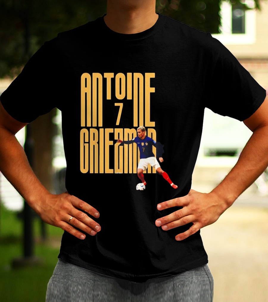 Antoine Griezmann 7 France Football Dribbling T-Shirt