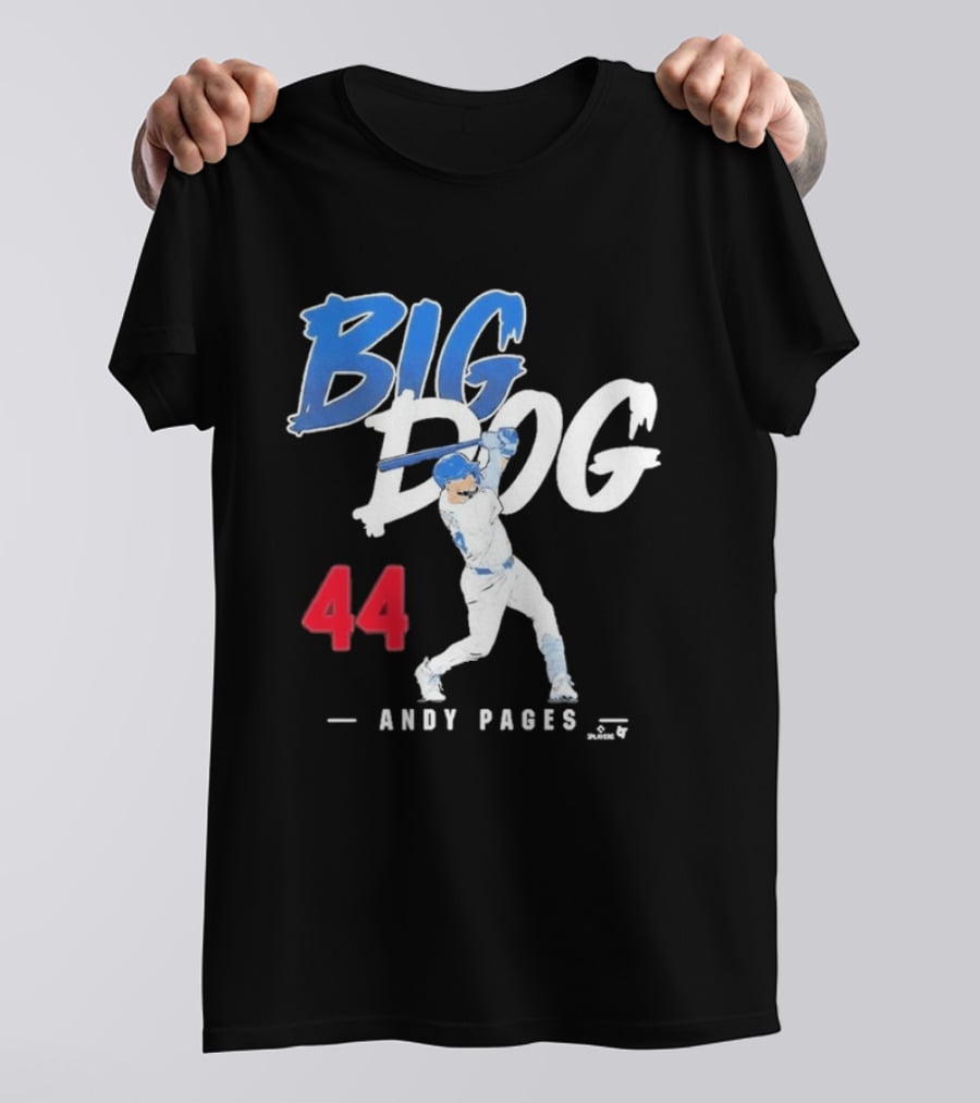 MLB Los Angeles Dodgers Andy Pages 44 Big Dog T-Shirt