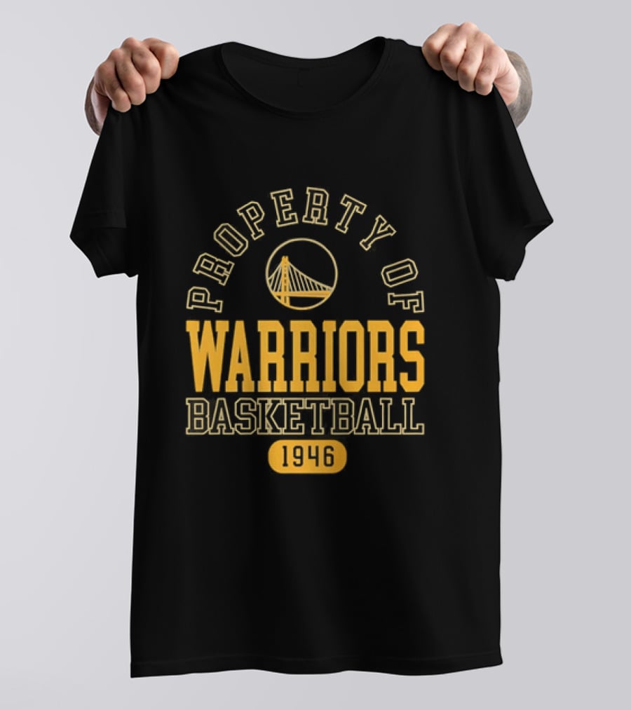Property Of Warriors Basketball 1946 Golden State Iconic Team Heritage T-Shirt