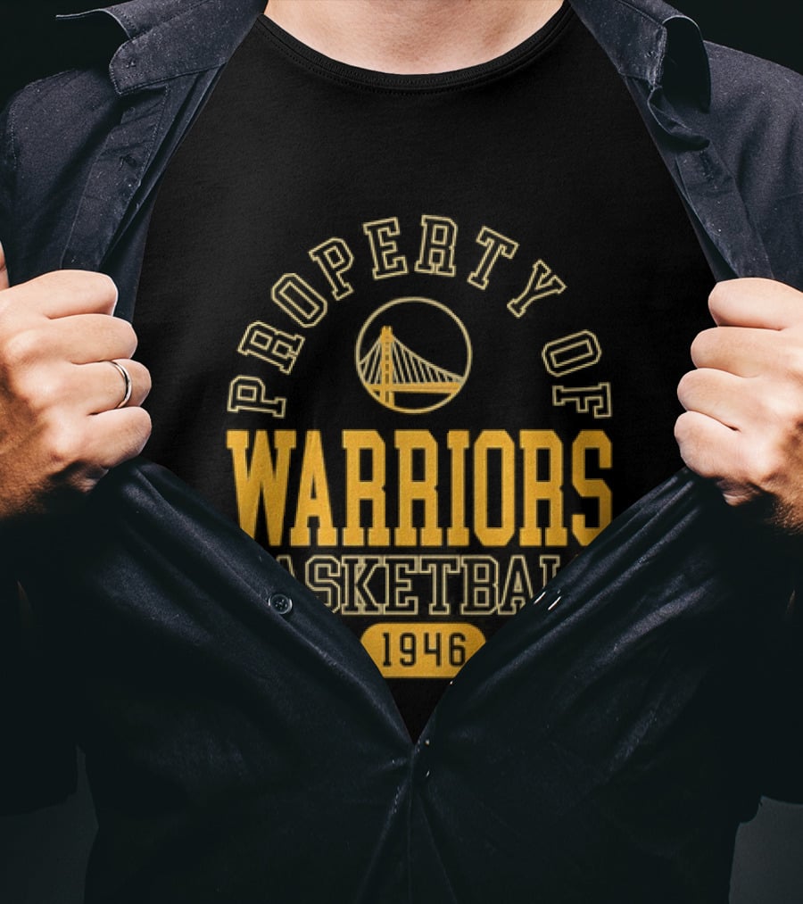Property Of Warriors Basketball 1946 Golden State Iconic Team Heritage T-Shirt