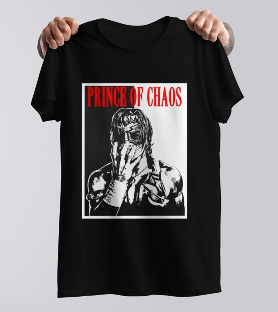 Shado Jr Prince Of Chaos Wrestling Lucha Libre Masked Wrestler T-Shirt