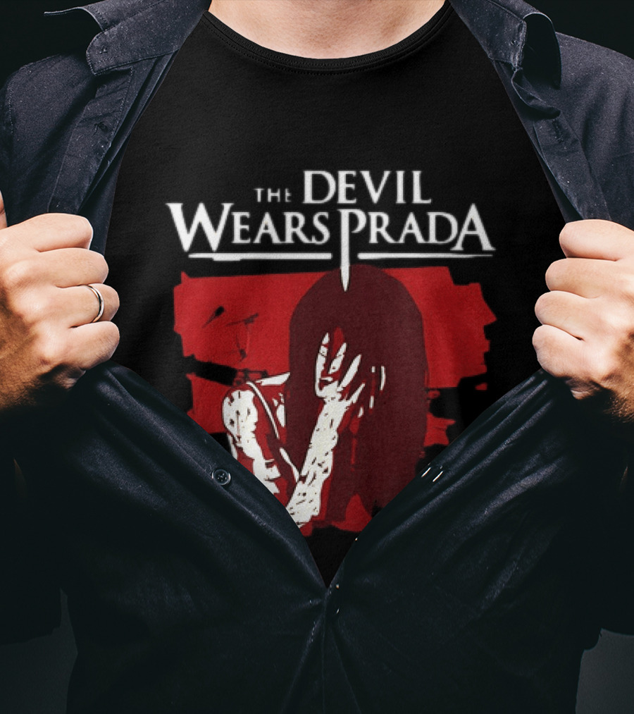 The Devil Wears Prada Crying Girl Red T-Shirt