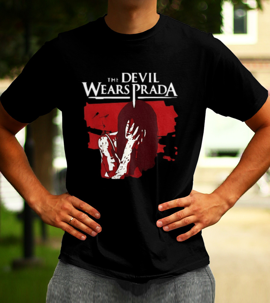 The Devil Wears Prada Crying Girl Red T-Shirt