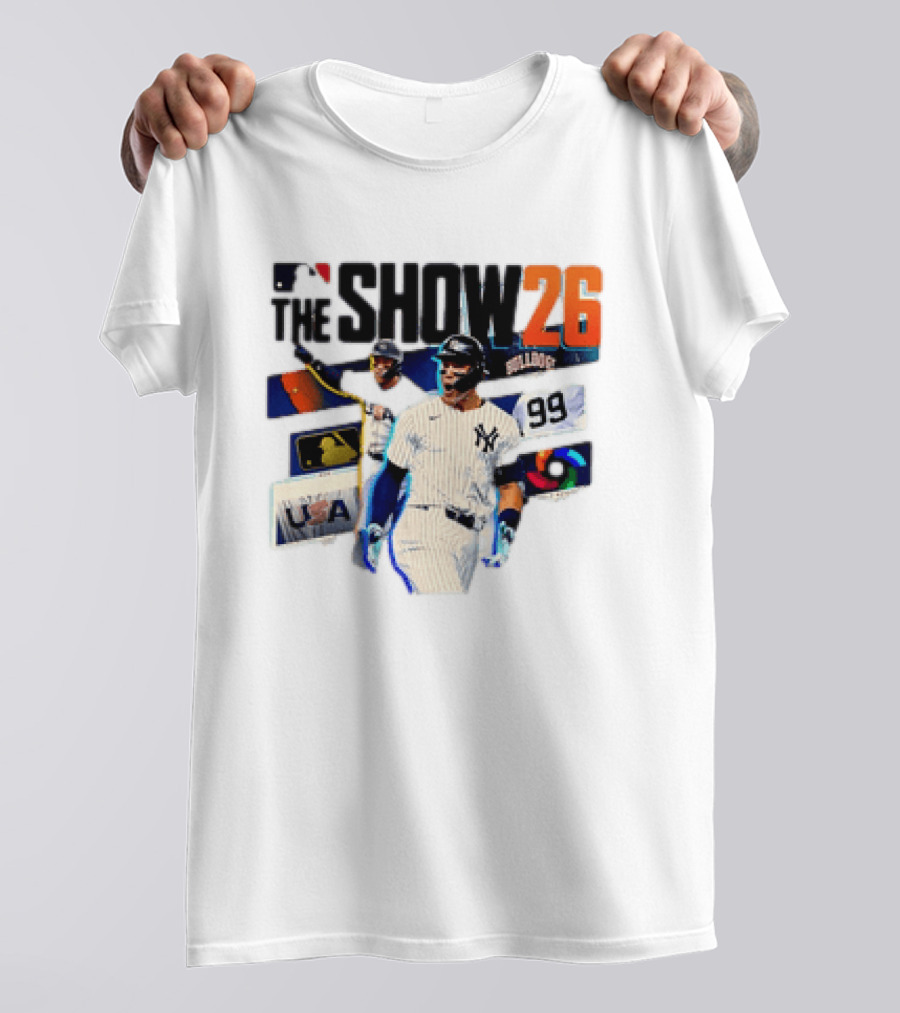 MLB The Show 26 Aaron Judge New York Yankees 99 USA T-Shirt