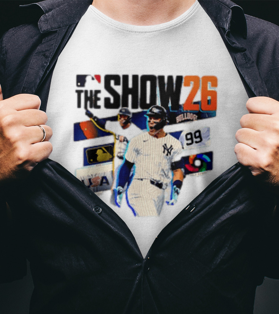 MLB The Show 26 Aaron Judge New York Yankees 99 USA T-Shirt