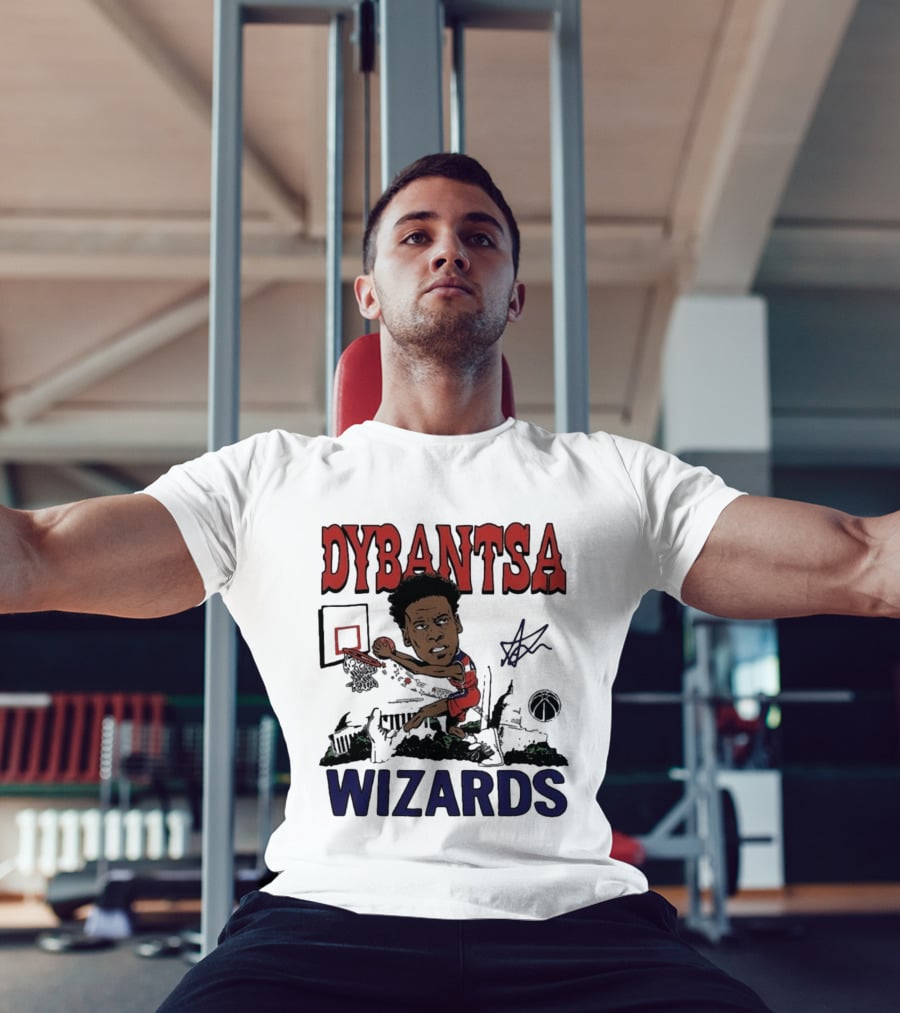 Dybantsa Washington Wizards Rookie Tri Blend Homage T-Shirt
