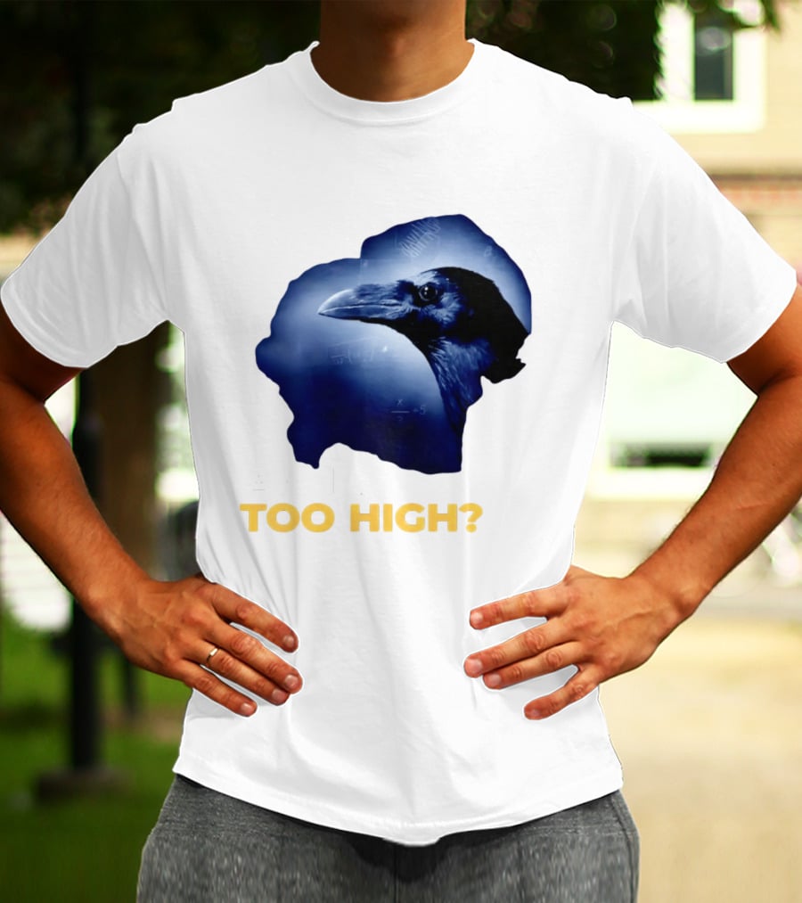 An IQ Too High Raven Sarcasm Meme T-Shirt