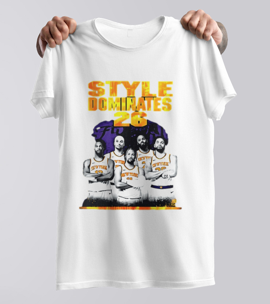 New York Knicks Basketball Style Dominates 26 T-Shirt