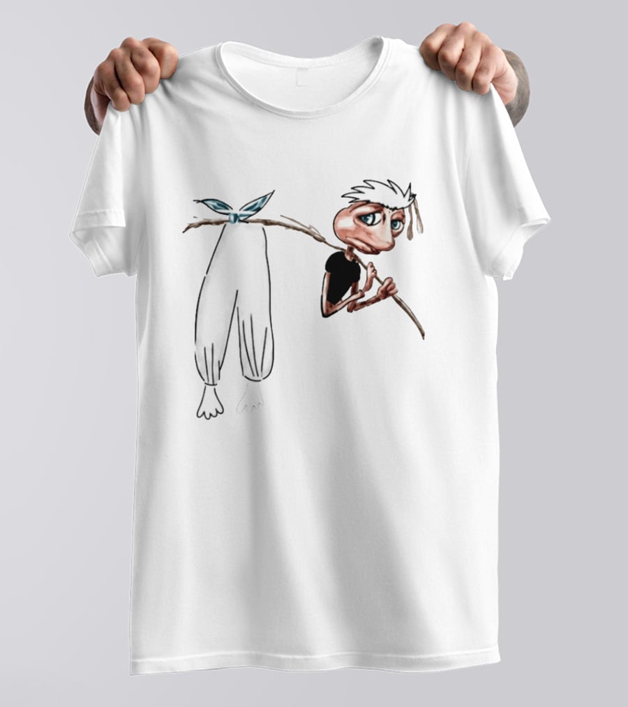 Go Jo Joe Biden Hobo Cartoon Character With Bindle And Pants T-Shirt