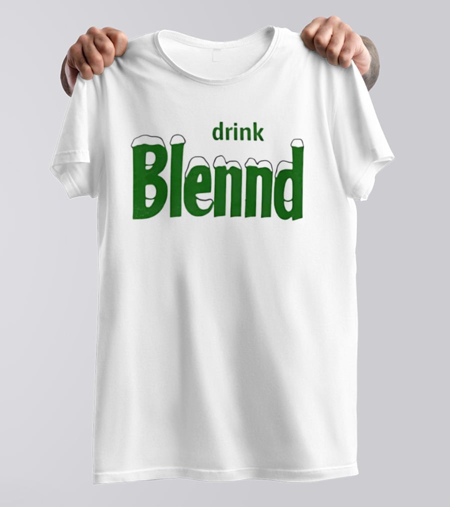 Refresh Your Routine Drink Blennd Green T-Shirt