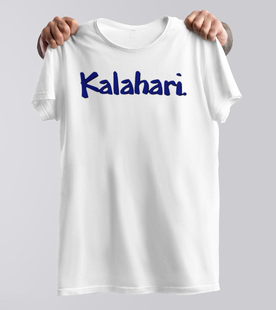 Kalahari Resorts Wordmark Blue T-Shirt