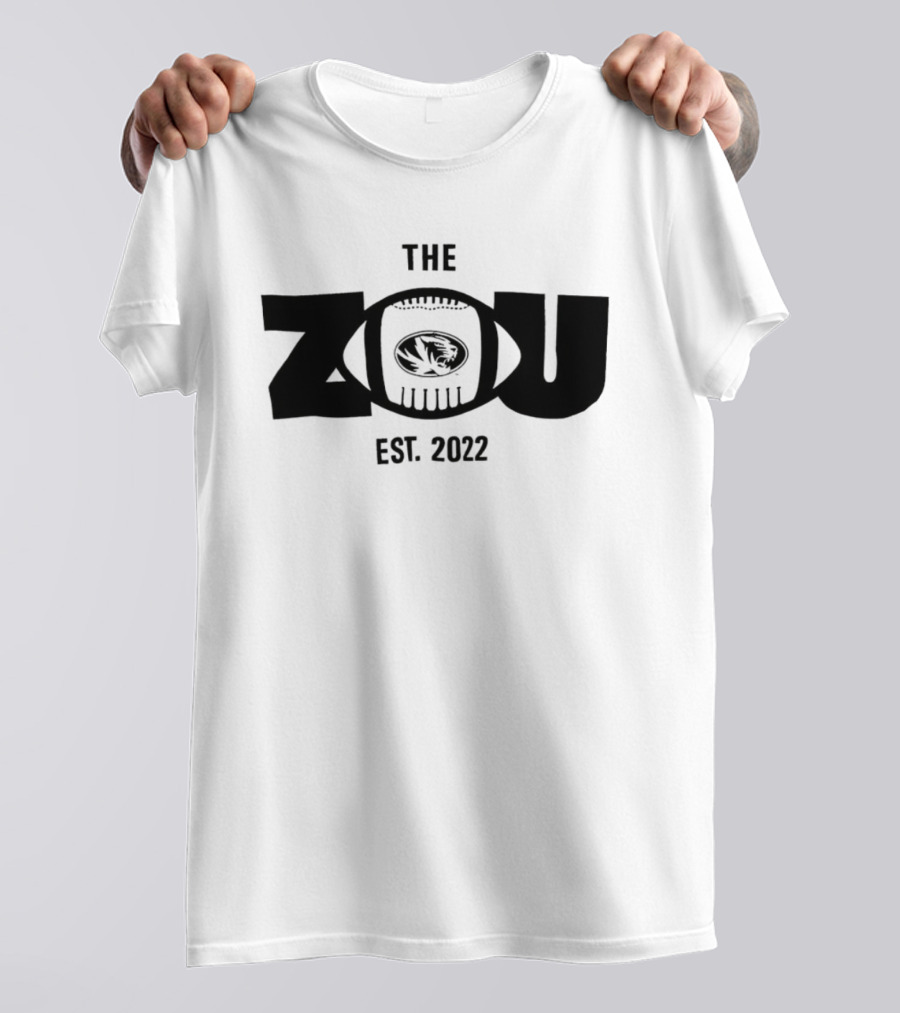 Missouri Tigers The Zou Football Est 2022 T-Shirt