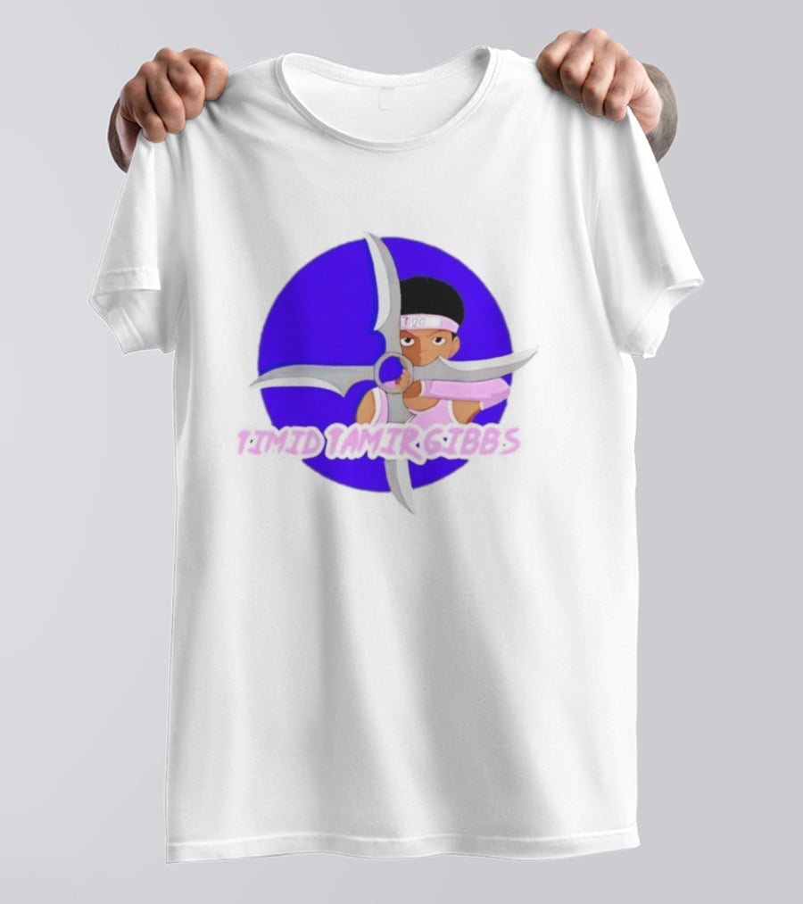 Timid Tamir Gibbs Windmill Shuriken Ninja T-Shirt