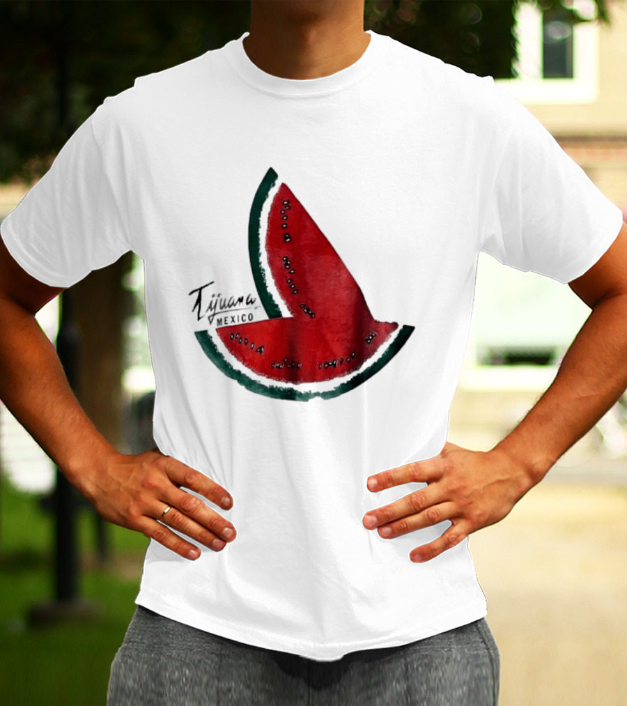 Tijuana Mexico Watermelon Summer Snack Souvenir T-Shirt