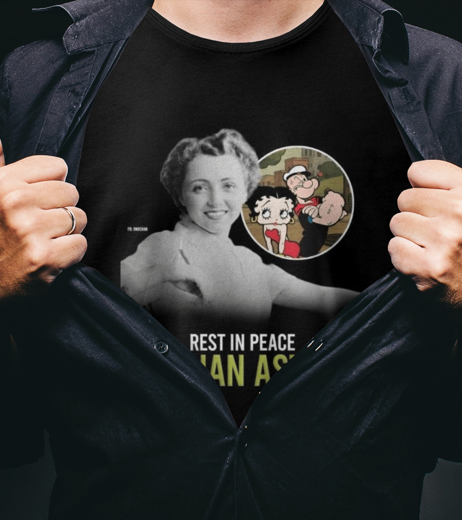 Rest In Peace Lillian Astor Betty Boop Popeye T-Shirt