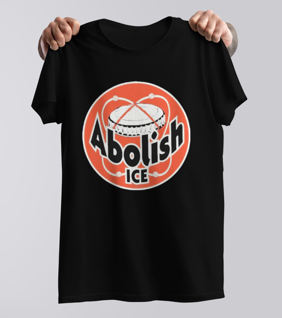 Abolish Ice Houston Astrodome Retro Baseball T-Shirt