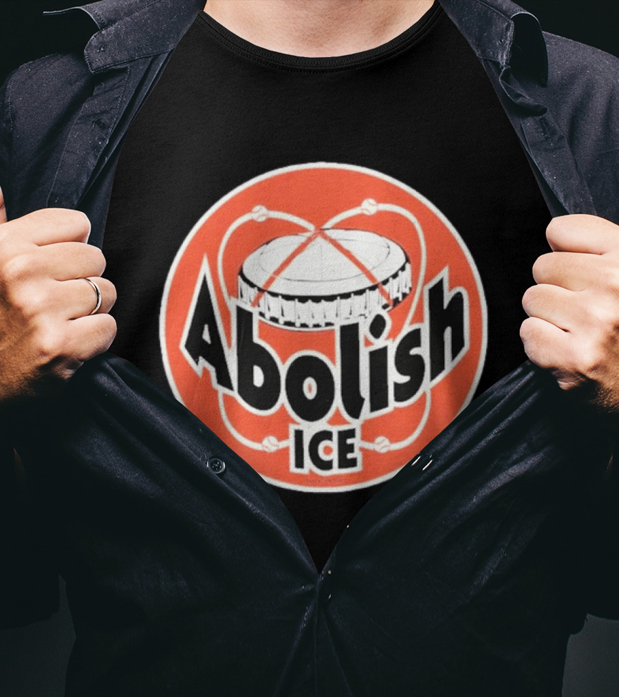 Abolish Ice Houston Astrodome Retro Baseball T-Shirt
