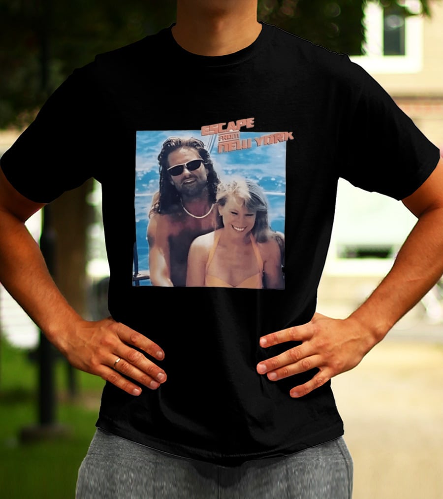 Captain Ron Kurt Russell Mary Kay Place Escape From New York 1992 T-Shirt