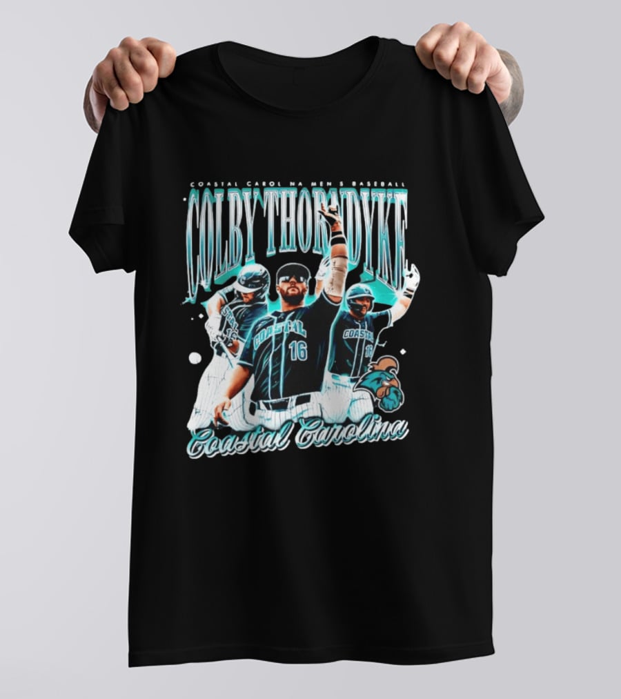 Coastal Carolina Chanticleers Colby Thoradyke Baseball Coastal Carolina T-Shirt