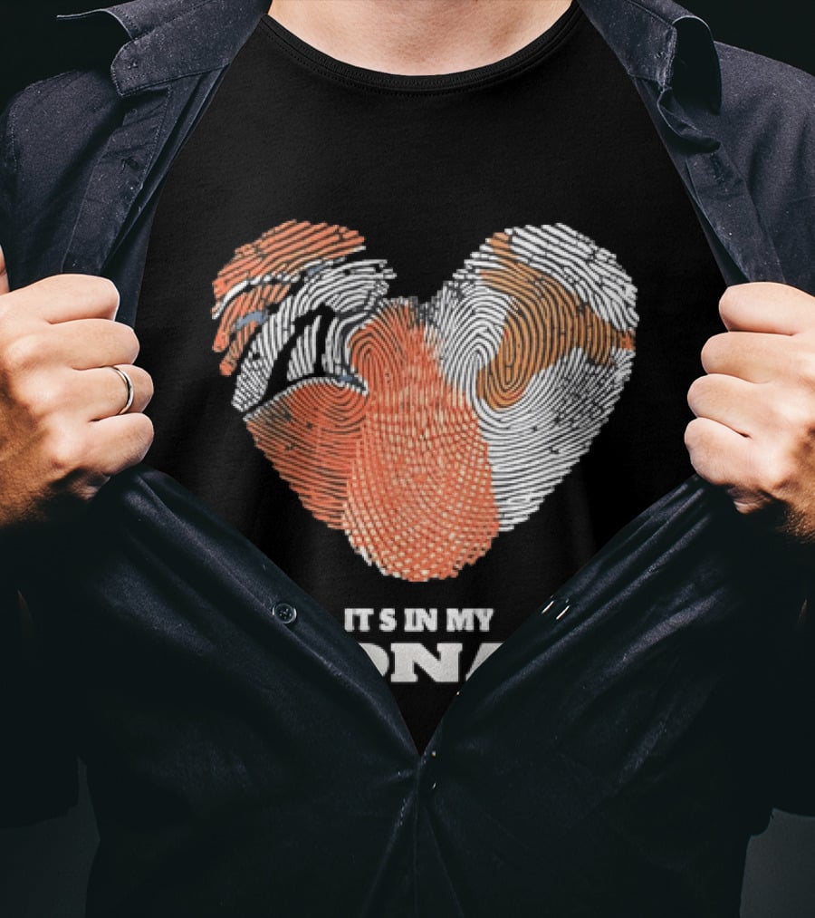 Fingerprint Heart It's In My DNA T-Shirt