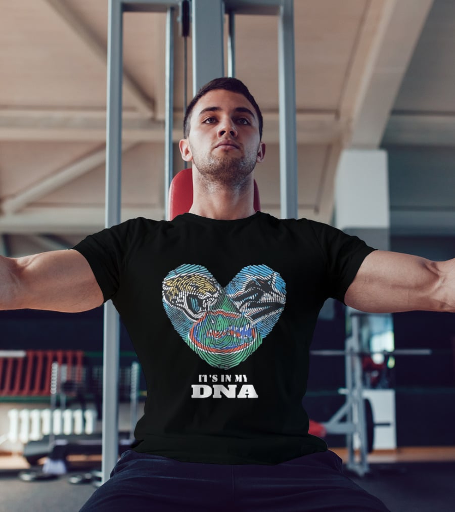 Florida Gators It's In My DNA Heart T-Shirt