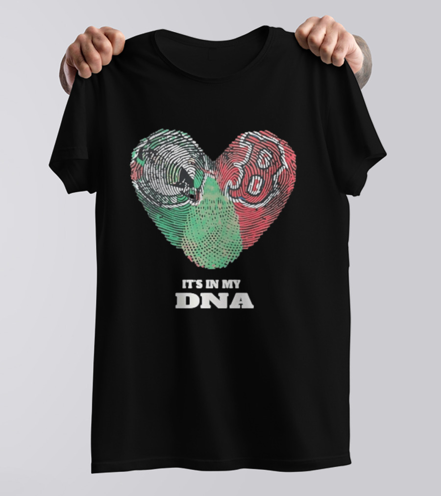 It’s In My DNA Heart Flag T-Shirt