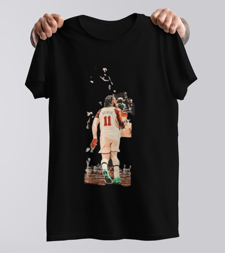 Jalen Brunson New York Knicks NBA Player Number 11 T-Shirt