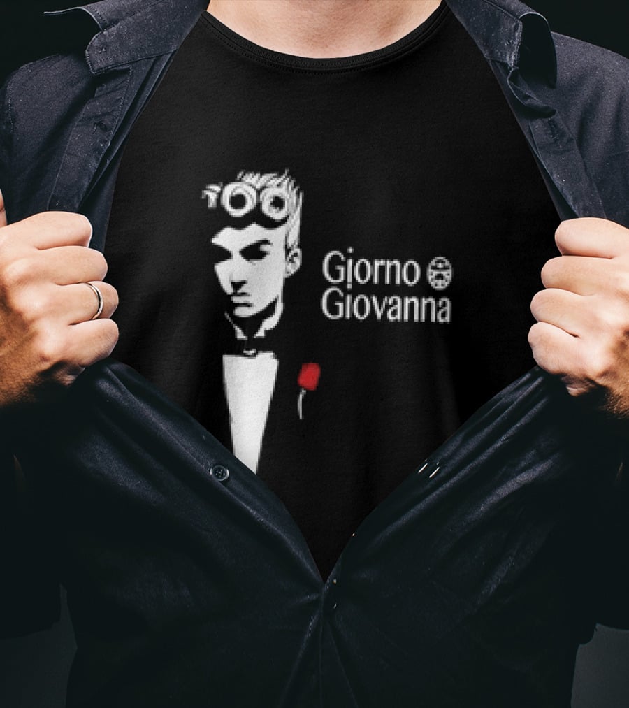 JoJo's Bizarre Adventure Giorno Giovanna Godfather T-Shirt