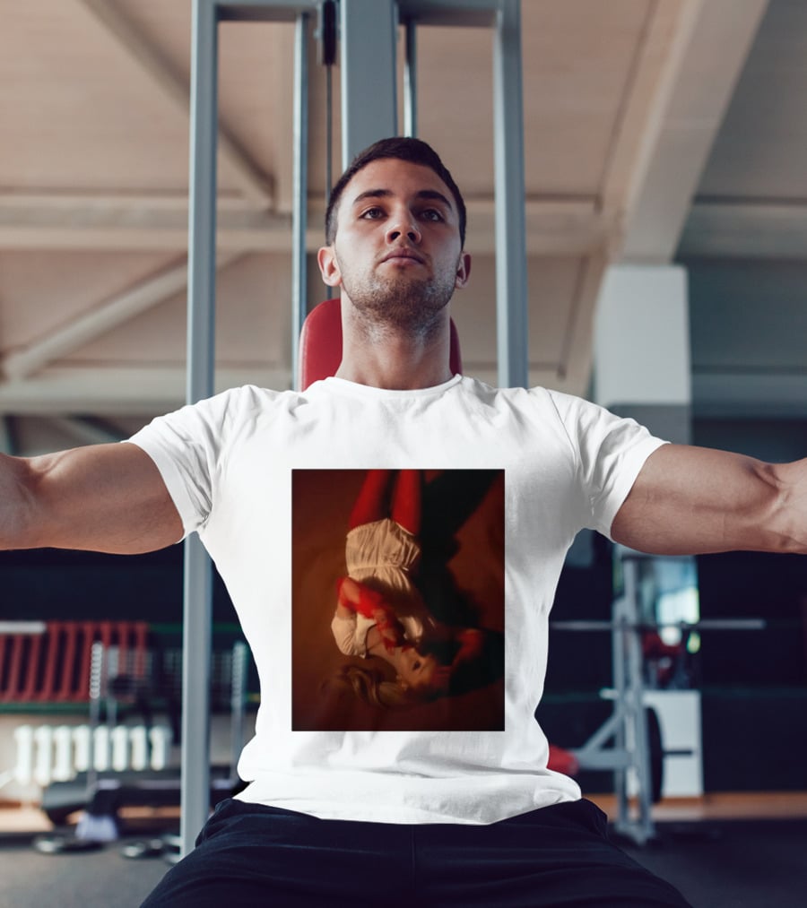 Ariana Grande Red And White Eternal Sunshine Aesthetic T-Shirt