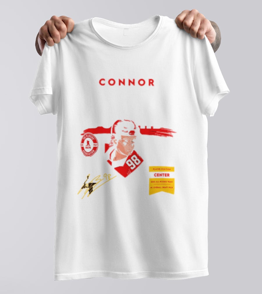 Connor Bedard Chicago Blackhawks #98 Rookie Spotlight Player Position Draft Pick T-Shirt
