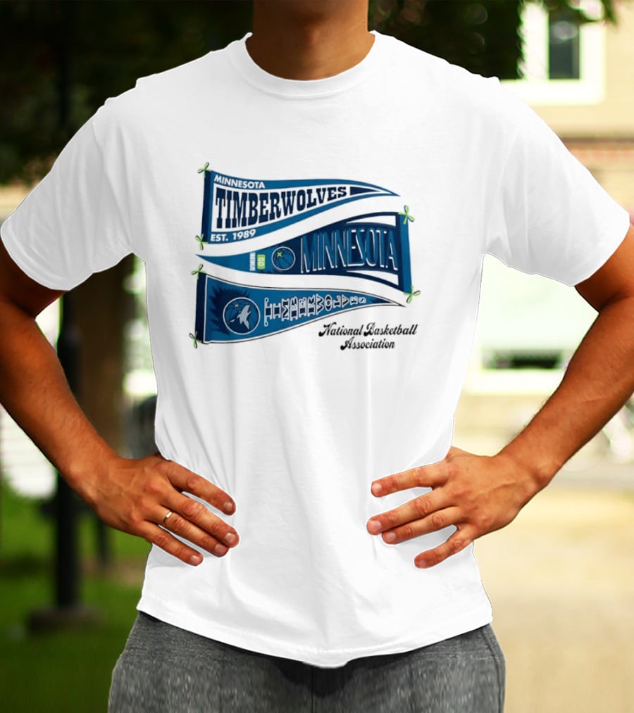Minnesota Timberwolves NBA Pennants T-Shirt