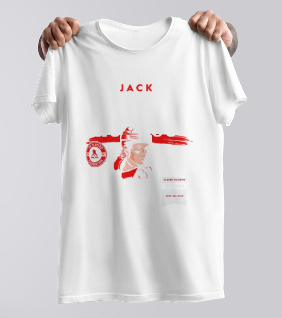 Jack Hughes New Jersey Devils Player 86 NHLPA Spotlight 2023 All Star T-Shirt