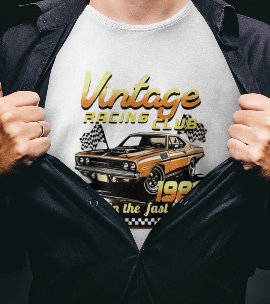 Vintage Racing Club 1989 Life In The Fast Lane T-Shirt