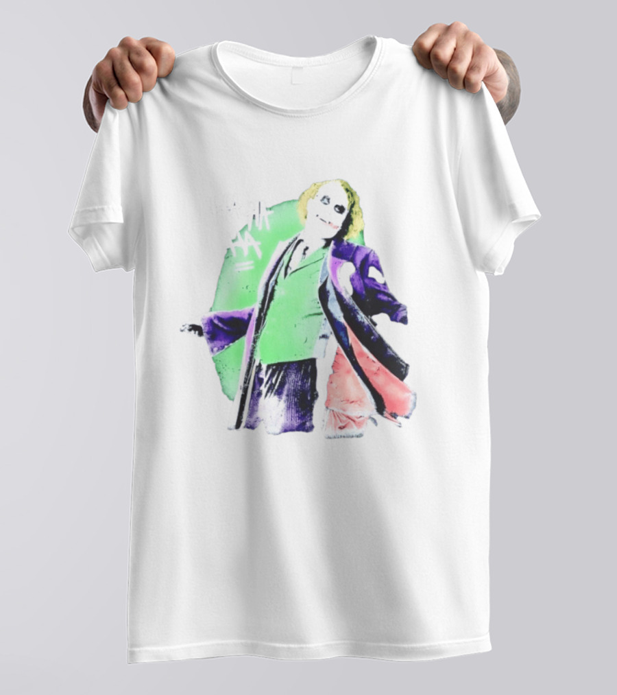 Joker The Dark Knight Ha Ha Ha Iconic Villain Laugh T-Shirt