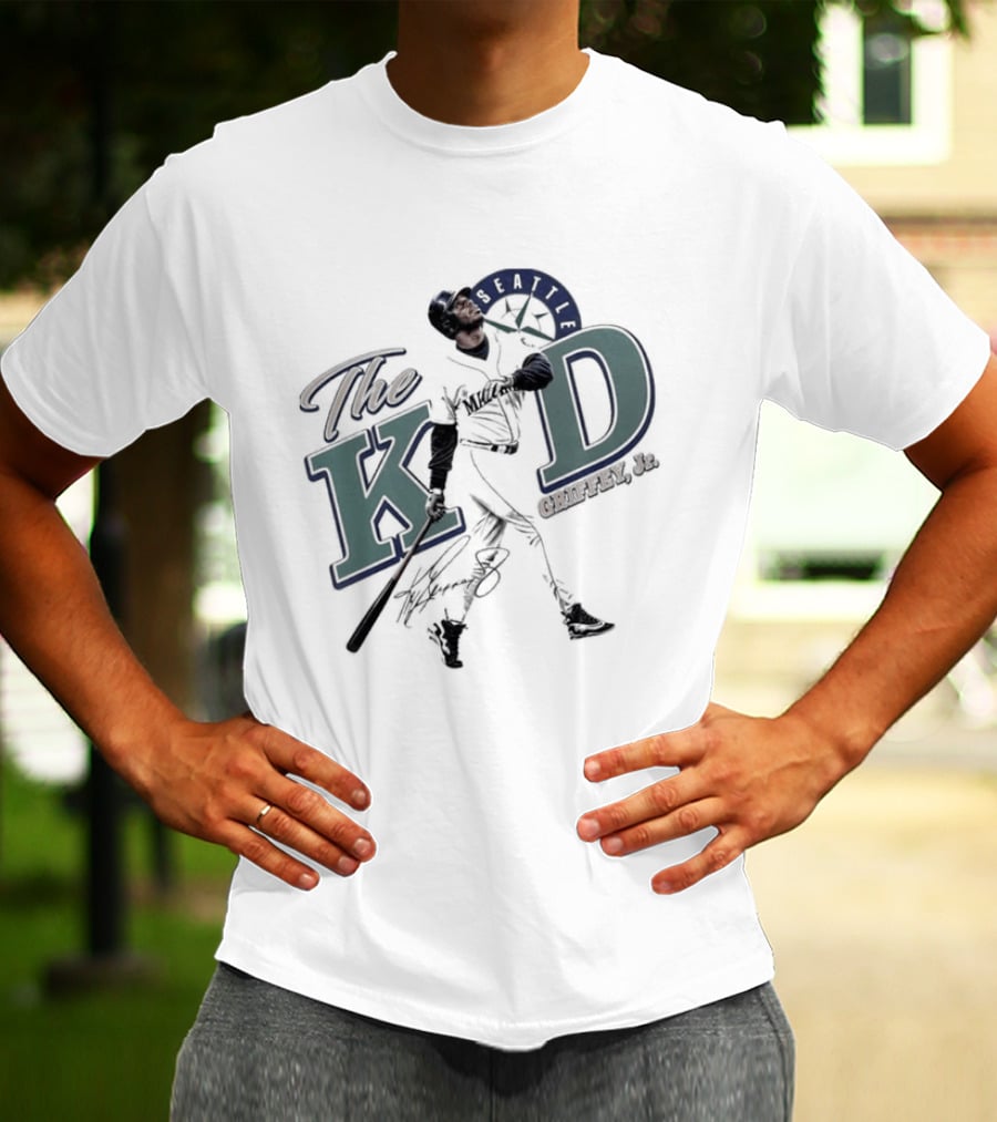 The Kid Seattle Mariners Ken Griffey Jr. Baseball T-Shirt