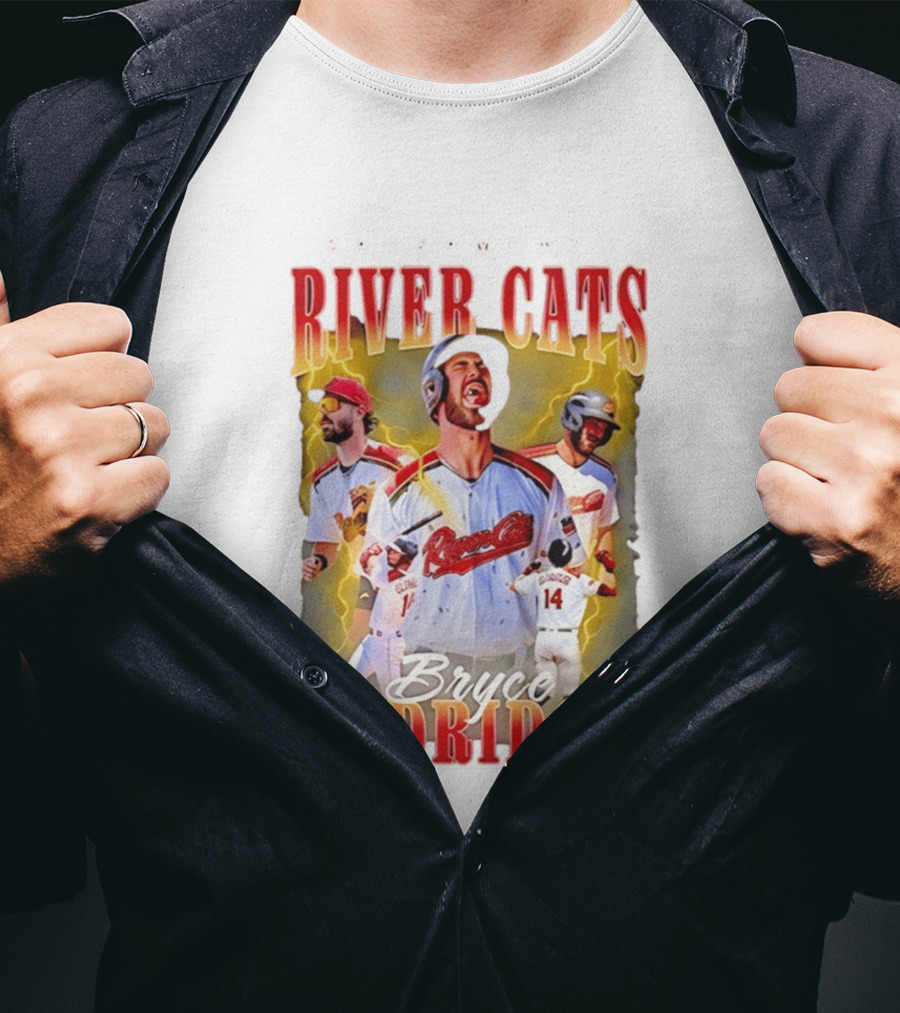 Sacramento River Cats Bryce Eldridge Baseball Team Player Memorabilia T-Shirt