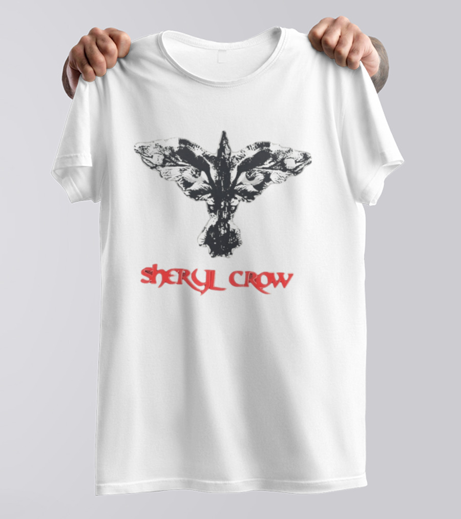 Sheryl Crow Black And White Bird T-Shirt