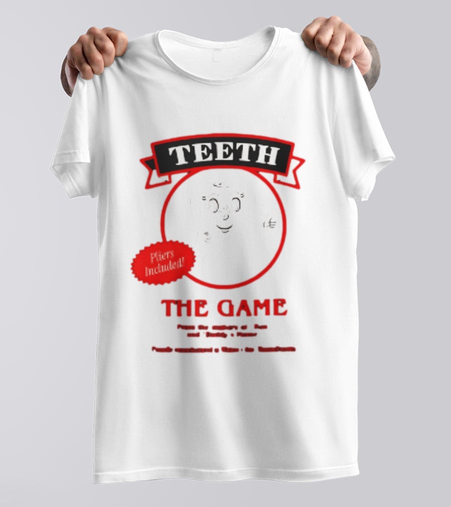 Teeth The Game Pliers Included From The Authors Of Widow's Bay Board Game T-Shirt