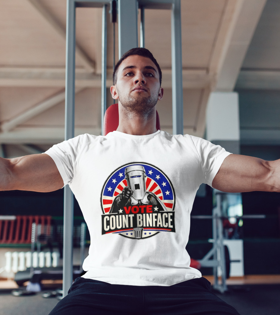 Vote Count Binface UK Politics Satirical Election T-Shirt