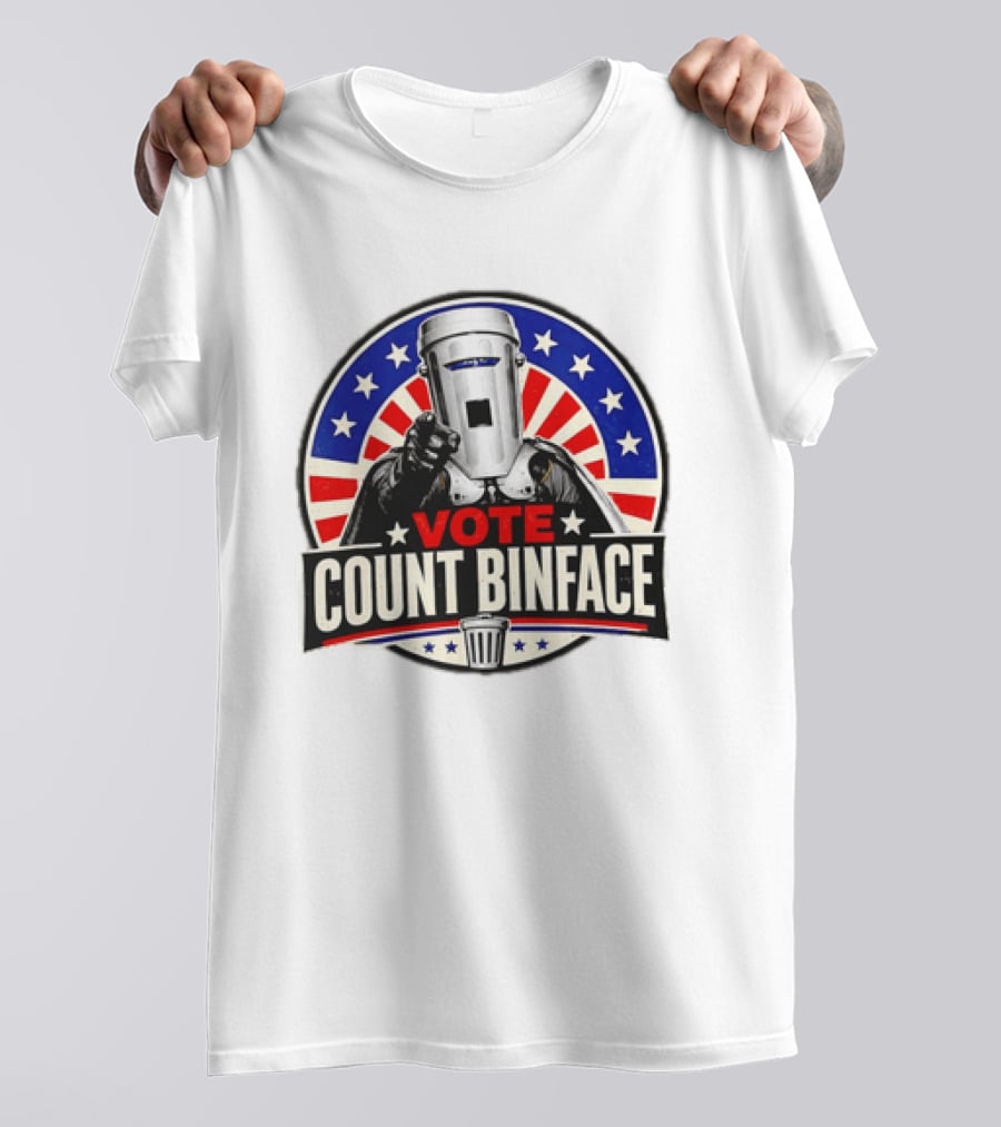 Vote Count Binface UK Politics Satirical Election T-Shirt