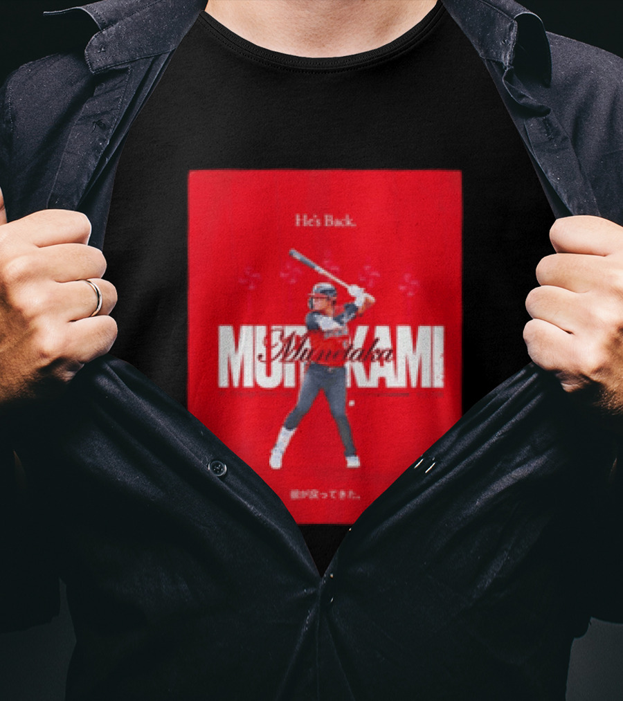 He's Back 2026 American League All Star Munetaka Murakami T-Shirt