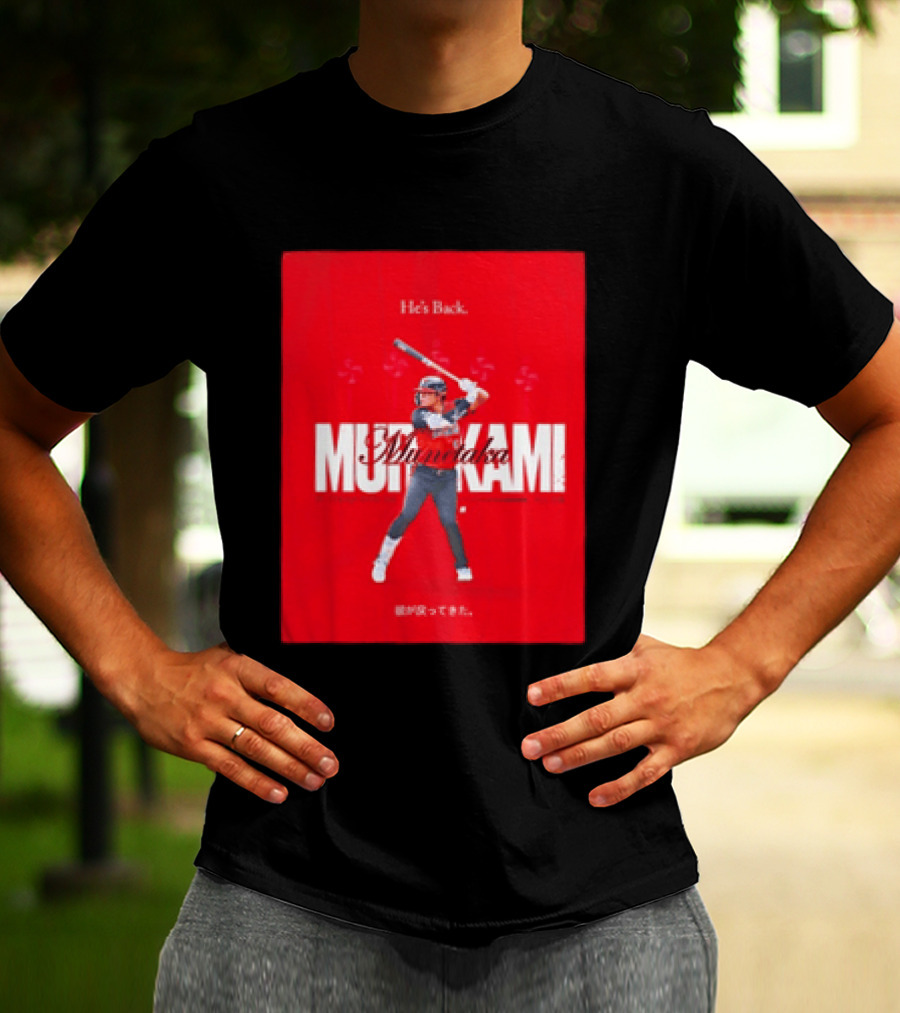 He's Back 2026 American League All Star Munetaka Murakami T-Shirt