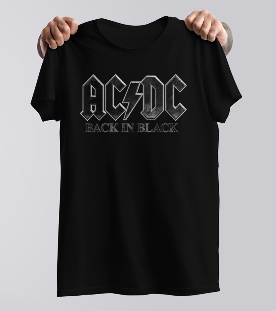 AC DC PWR Up Tour 2026 North America Back In Black T-Shirt